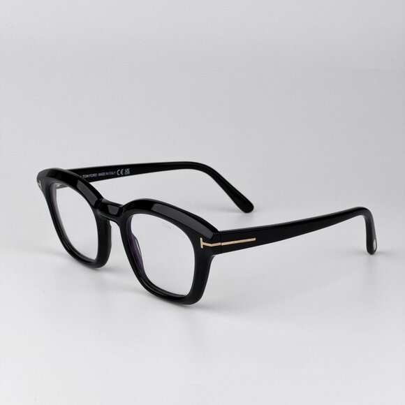 Tom Ford FT5961-B Eyeglasses – Black Square Frame | Unisex Model FT5961-B 001 - Picture 6 of 10